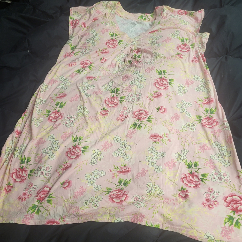 Floral Pink Nightgown